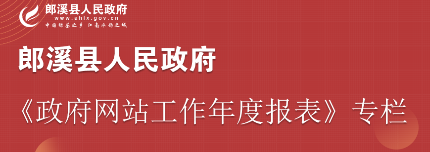 郎溪縣人民政府網(wǎng)站年度工作報(bào)表