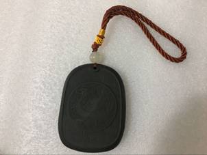 宣州石硯把握硯1（正面）